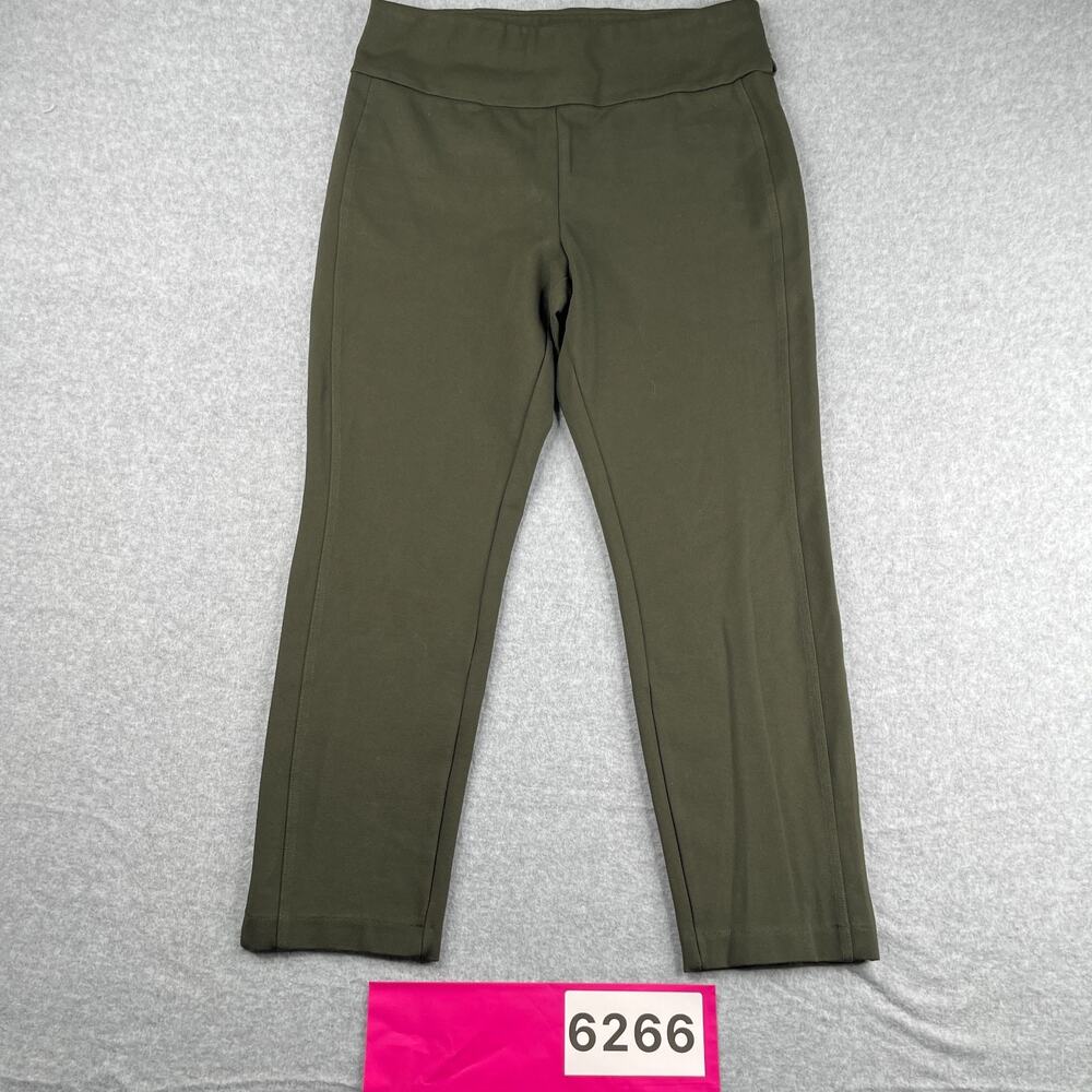 Express Pants Womens Medium Olive Green Casual Classic *SEE